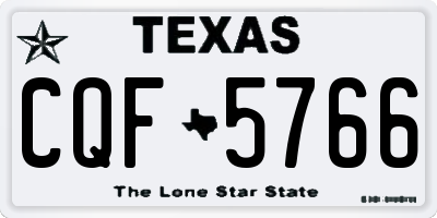 TX license plate CQF5766
