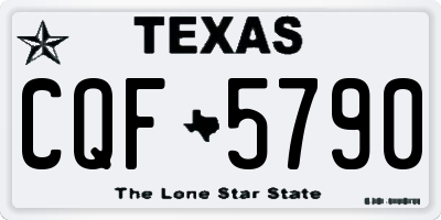 TX license plate CQF5790