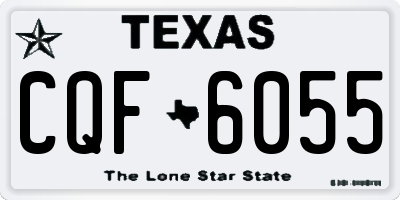 TX license plate CQF6055