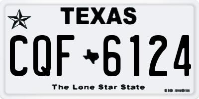 TX license plate CQF6124