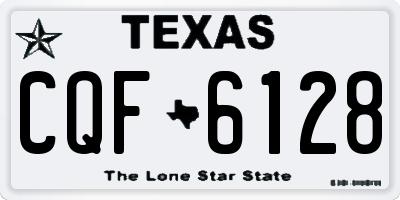 TX license plate CQF6128