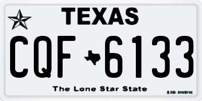TX license plate CQF6133