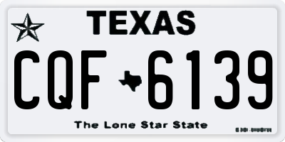 TX license plate CQF6139