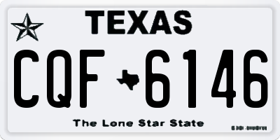 TX license plate CQF6146