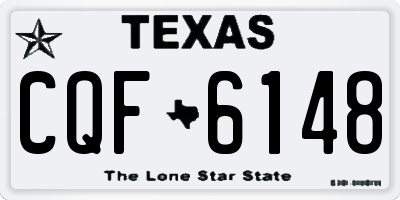 TX license plate CQF6148