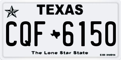 TX license plate CQF6150