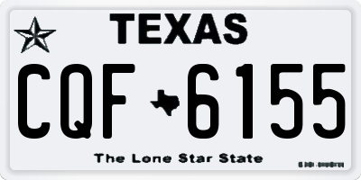 TX license plate CQF6155