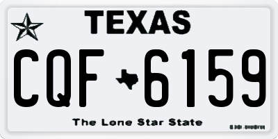 TX license plate CQF6159