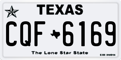 TX license plate CQF6169