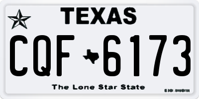 TX license plate CQF6173