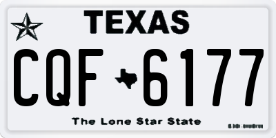 TX license plate CQF6177