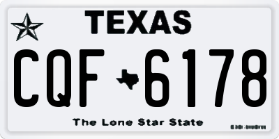TX license plate CQF6178