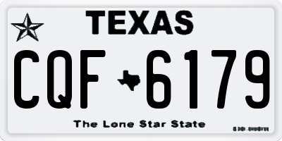 TX license plate CQF6179