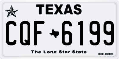 TX license plate CQF6199