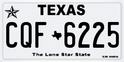 TX license plate CQF6225
