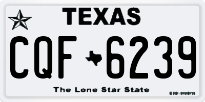 TX license plate CQF6239
