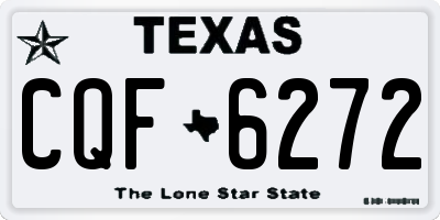 TX license plate CQF6272