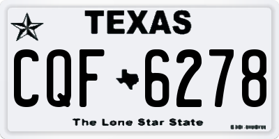 TX license plate CQF6278