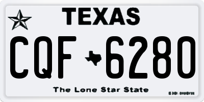TX license plate CQF6280