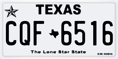 TX license plate CQF6516
