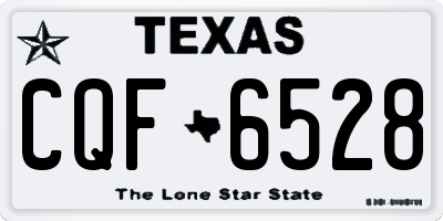 TX license plate CQF6528