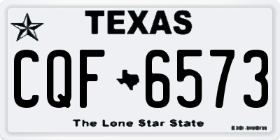 TX license plate CQF6573