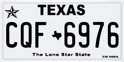 TX license plate CQF6976