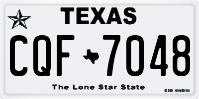 TX license plate CQF7048