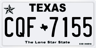 TX license plate CQF7155