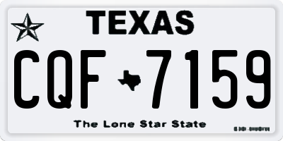 TX license plate CQF7159