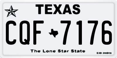 TX license plate CQF7176