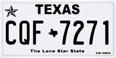 TX license plate CQF7271