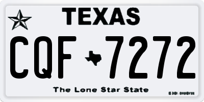 TX license plate CQF7272