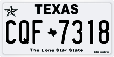 TX license plate CQF7318