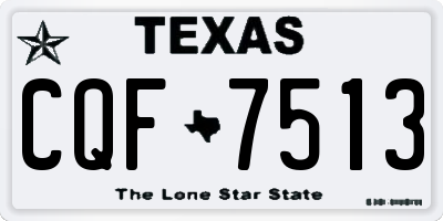 TX license plate CQF7513