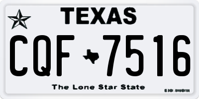 TX license plate CQF7516