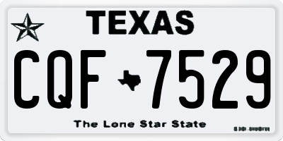 TX license plate CQF7529