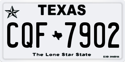 TX license plate CQF7902