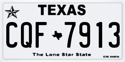 TX license plate CQF7913