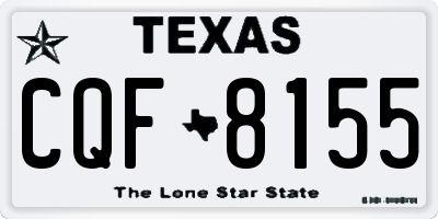 TX license plate CQF8155