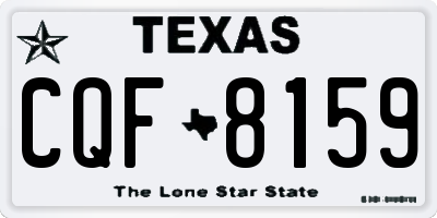 TX license plate CQF8159