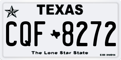 TX license plate CQF8272