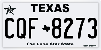 TX license plate CQF8273
