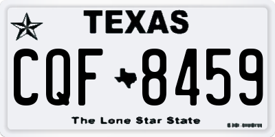 TX license plate CQF8459
