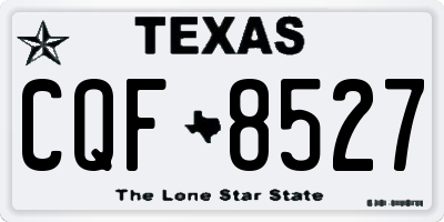TX license plate CQF8527