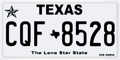 TX license plate CQF8528