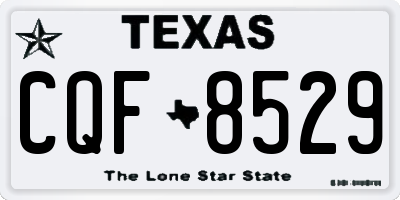 TX license plate CQF8529