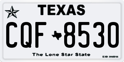 TX license plate CQF8530