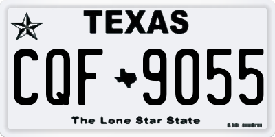 TX license plate CQF9055