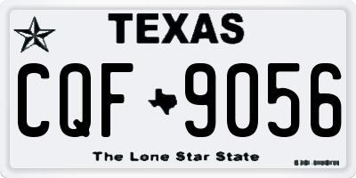TX license plate CQF9056